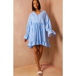 In The Style Medici French Seam Detail Smock Dress, Size 8